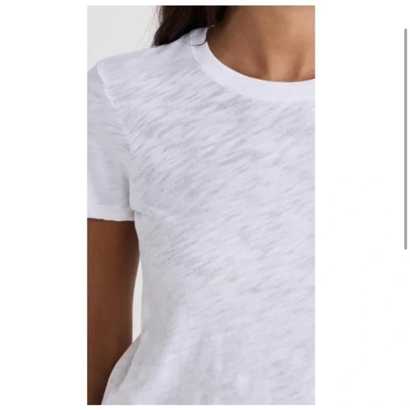 ATM Schoolboy Short Sleeve Tee Shirt in White. - Picture 3 of 8